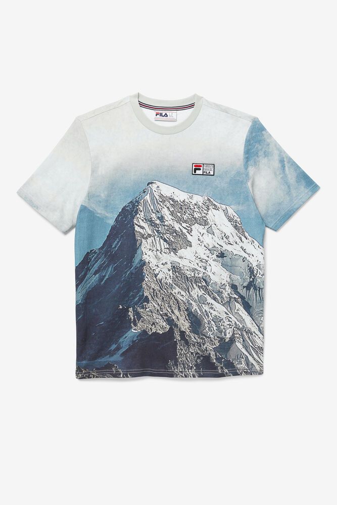 Fila T-Shirt Alps Mens White - India HRC-375289